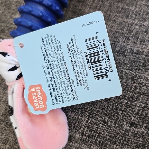 Leaos & Bounds Little Chews Pink&Blue Toy - Picture 4 of 6